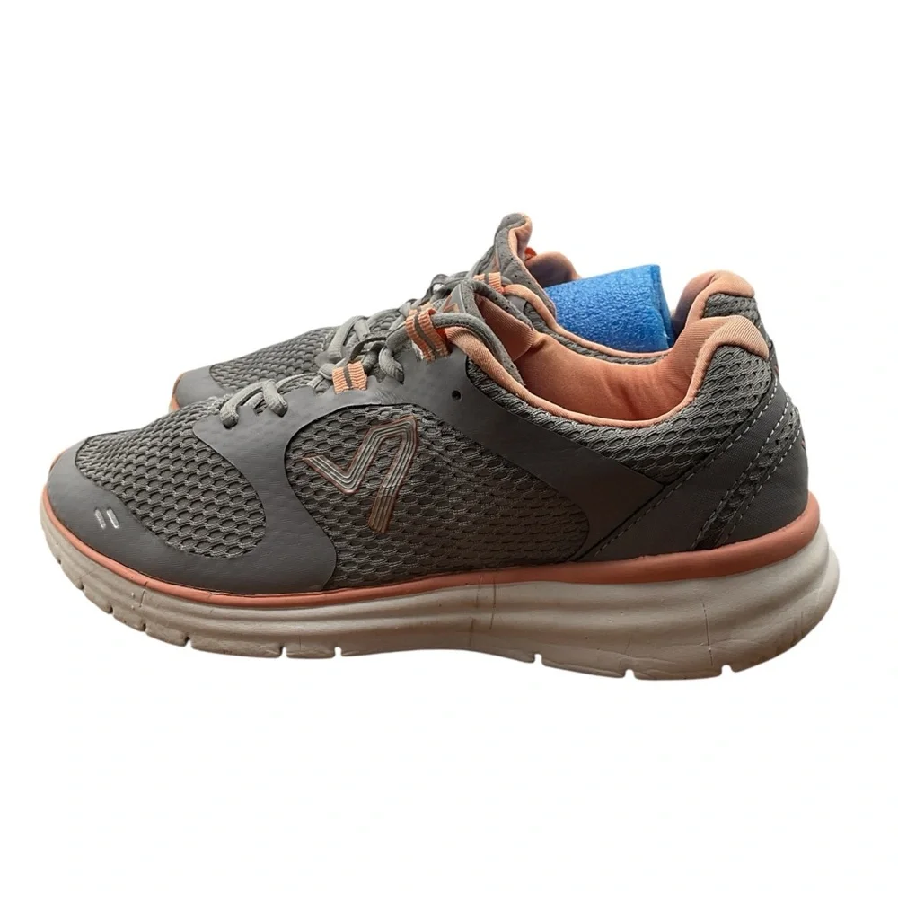 Vionic Gray and Orange Athletic Shoes size 7‎